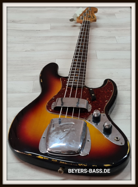 Fender Custom Shop LTD 60s Jazz Bass, Relic 3 Tone Sunburst, Limited Edition *B-Ware*